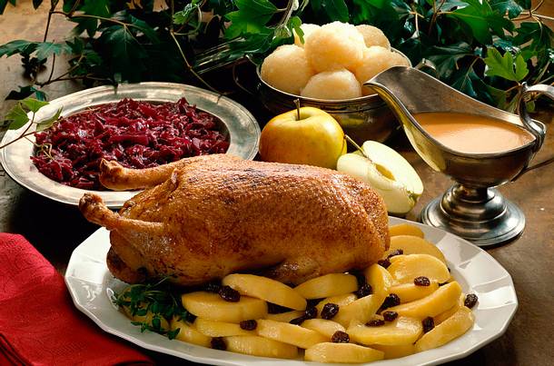Ente mit Calvados-Äpfeln Rezept Ente mit Calvados-Äpfeln Rezept