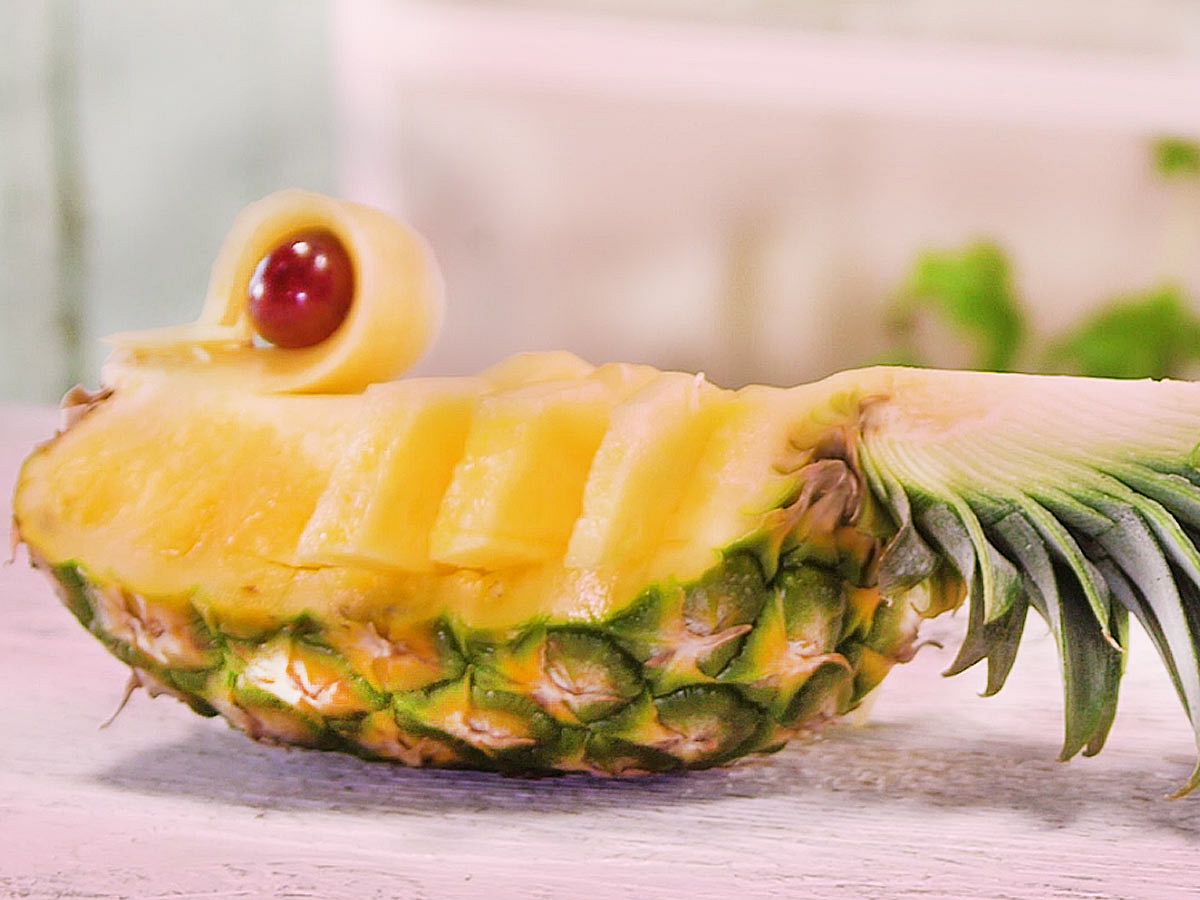 Ente aus Ananas