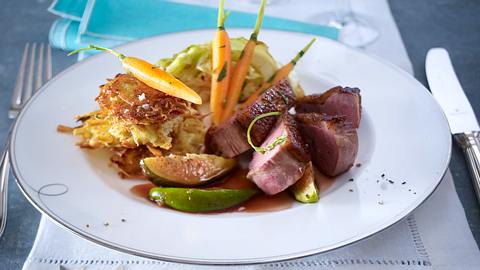 Entenbrust in Feigen-Cassis-Soße Rezept - Foto: House of Food / Bauer Food Experts KG