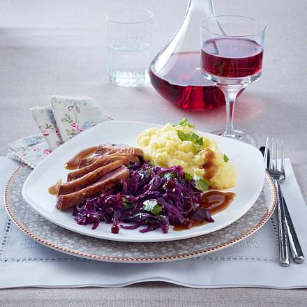 Entenbrust mit asiatischem Rotkohl Rezept Entenbrust mit asiatischem Rotkohl Rezept