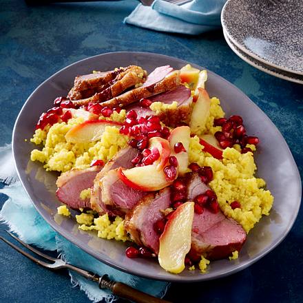 Entenbrust mit Gewürzcouscous Rezept