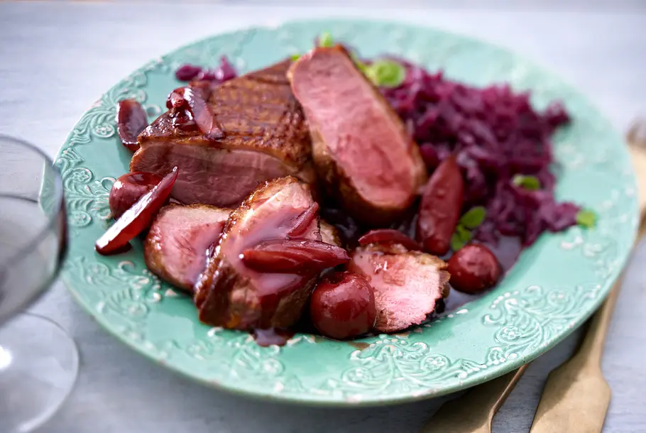 Entenbrust mit Madeira-Soße Rezept Entenbrust mit Madeira-Soße Rezept
