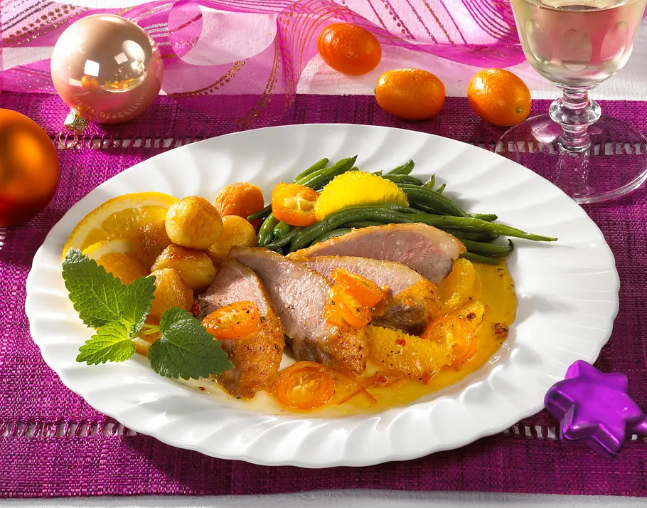 Entenbrust mit Orangensoße Rezept Entenbrust mit Orangensoße Rezept