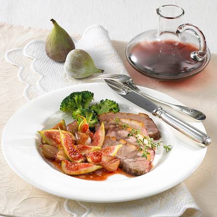 Entenbrust mit Portweinfeigen Rezept
