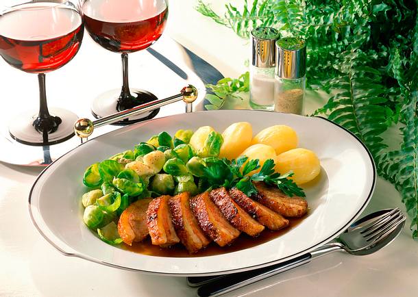 Entenbrust mit Sherrysoße Rezept Entenbrust mit Sherrysoße Rezept