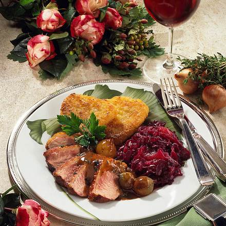 Entenbrust zu Apfelrotkohl Rezept Entenbrust zu Apfelrotkohl Rezept
