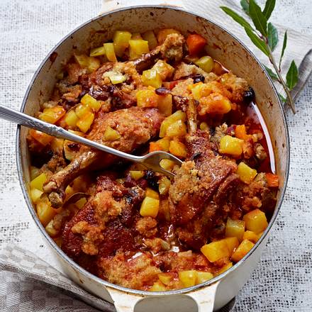 Entenkeulen-Cassoulet Rezept Entenkeulen-Cassoulet Rezept