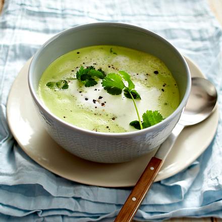 Erbsen-Koriander-Suppe Rezept