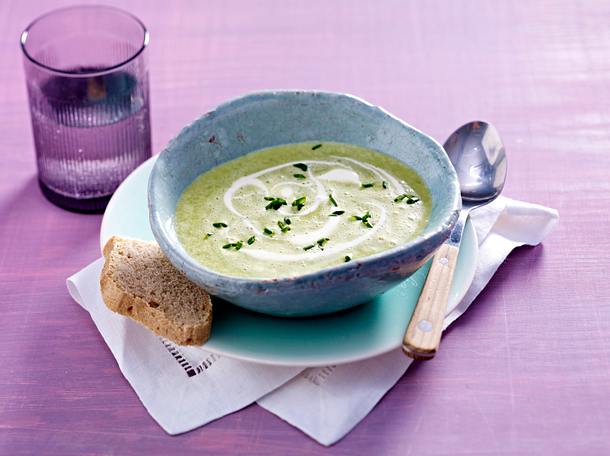 Erbsenschaumsuppe Rezept Erbsenschaumsuppe Rezept
