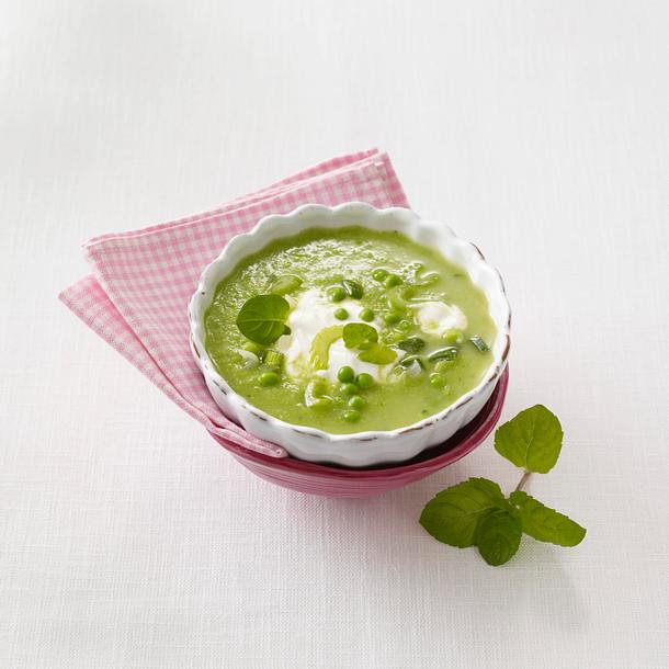Erbsensuppe mit Minze (Flat Belly Diät) Rezept Erbsensuppe mit Minze (Flat Belly Diät) Rezept