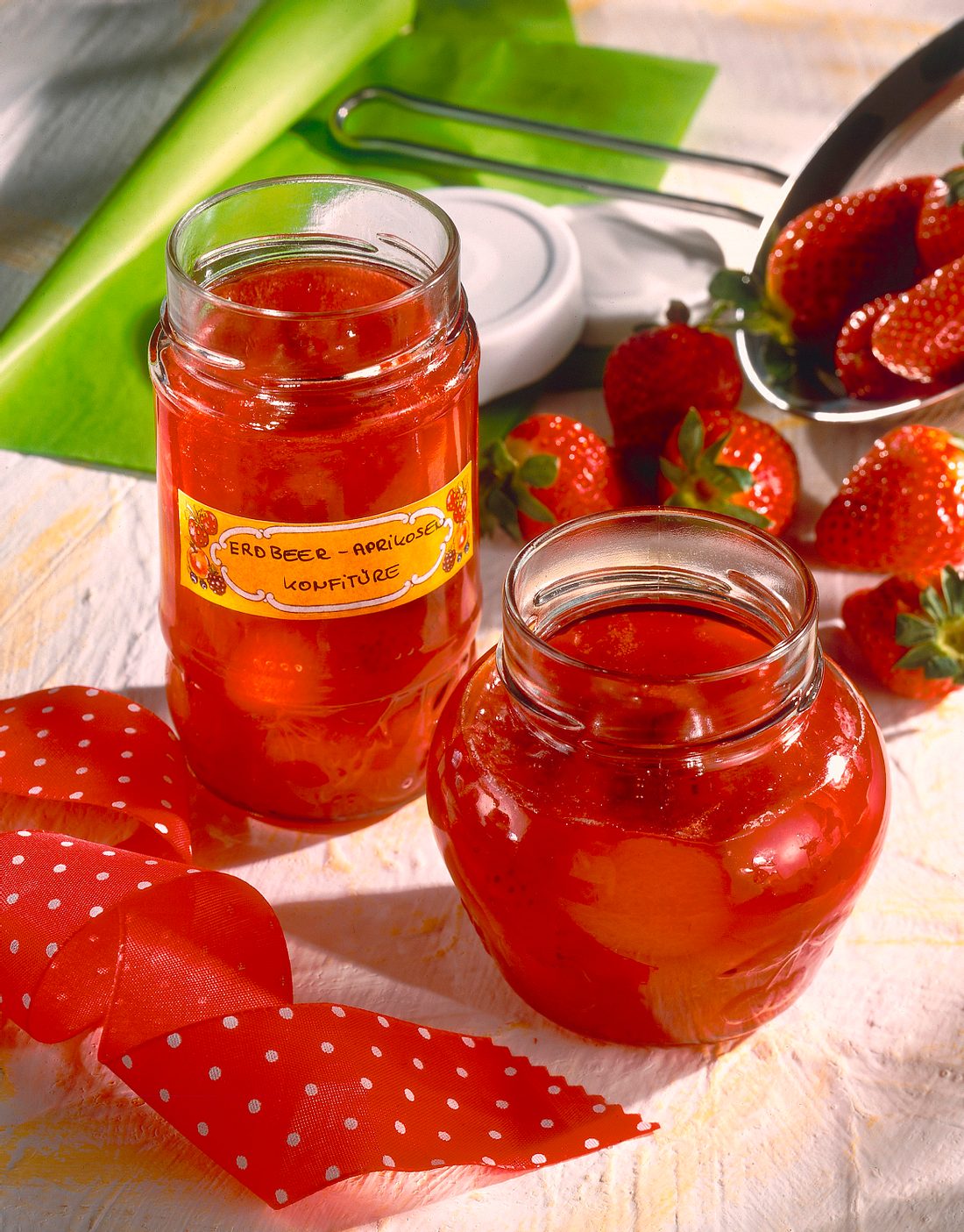 Erdbeer-Aprikosen-Konfitüre Rezept