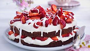 Erdbeer-Brownie-Torte Rezept - Foto: House of Food / Bauer Food Experts KG