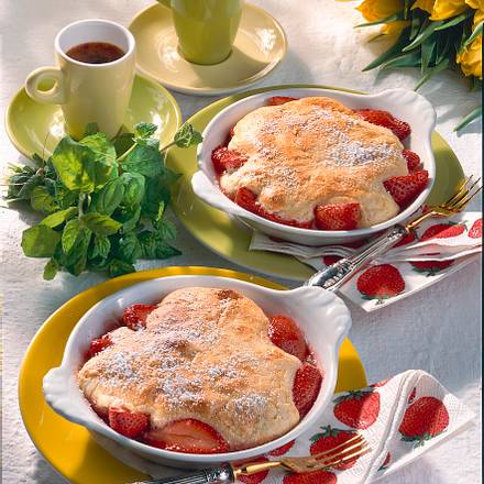 Erdbeer-Clafoutis Rezept Erdbeer-Clafoutis Rezept
