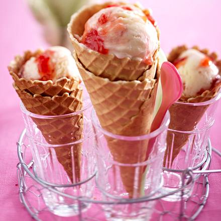 Erdbeer-Eis Rezept Erdbeer-Eis Rezept