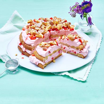 Erdbeer-Flocken-Torte Rezept