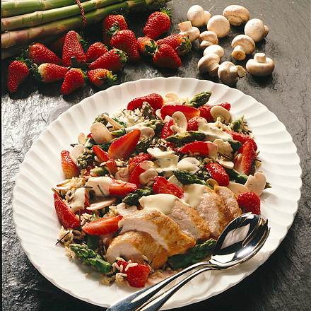 Erdbeer-Hähnchensalat Rezept