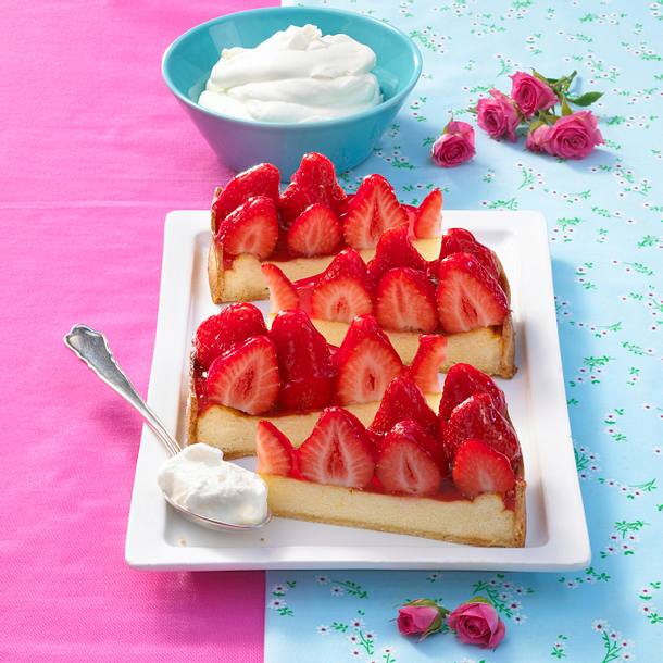 Erdbeer-Käsekuchen Rezept