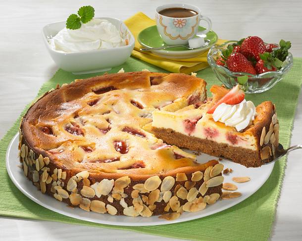 Erdbeer-Käsekuchen Rezept Erdbeer-Käsekuchen Rezept