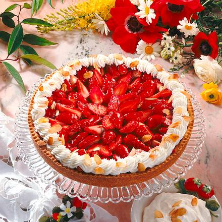 Erdbeer-Käsekuchen Rezept Erdbeer-Käsekuchen Rezept