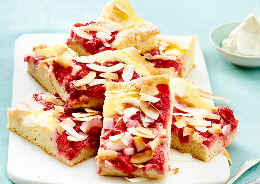 Erdbeer-Kokos-Kuchen Rezept Erdbeer-Kokos-Kuchen Rezept
