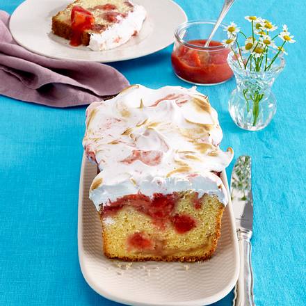 Erdbeer-Kuchen mit Baiserwellen Rezept