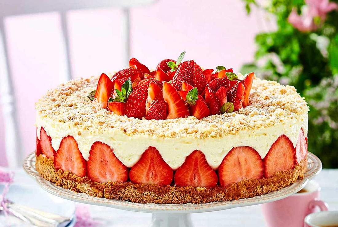 Erdbeer-Mandel-Torte Rezept