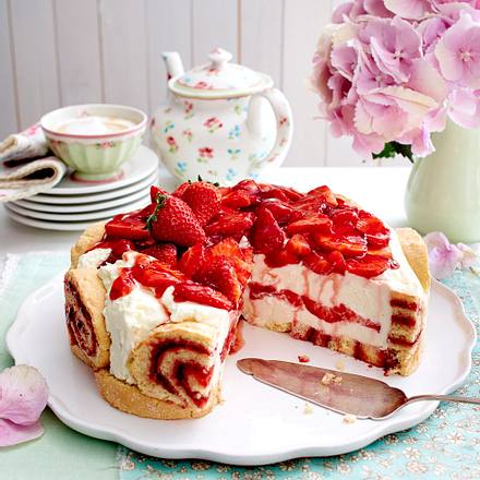 Erdbeer-Mascarpone-Charlotte Rezept