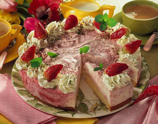 Erdbeer-Mascarpone-Torte Rezept Erdbeer-Mascarpone-Torte Rezept