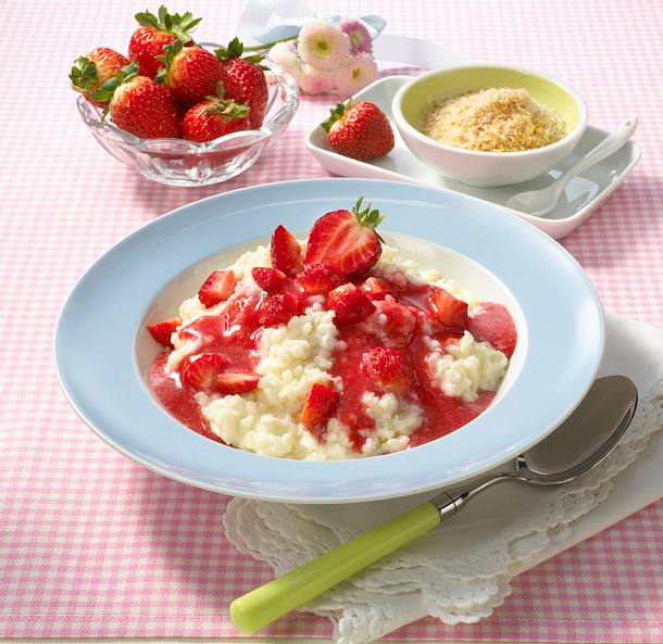 Erdbeer-Milchreis Rezept Erdbeer-Milchreis Rezept