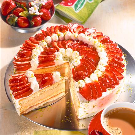Erdbeer-Mocca-Sahnetorte Rezept