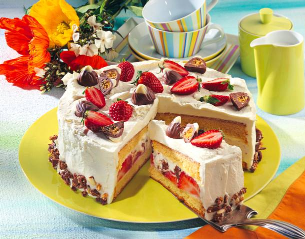Erdbeer-Montelino-Torte Rezept Erdbeer-Montelino-Torte Rezept