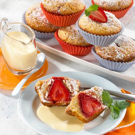 Erdbeer-Muffins Rezept Erdbeer-Muffins Rezept