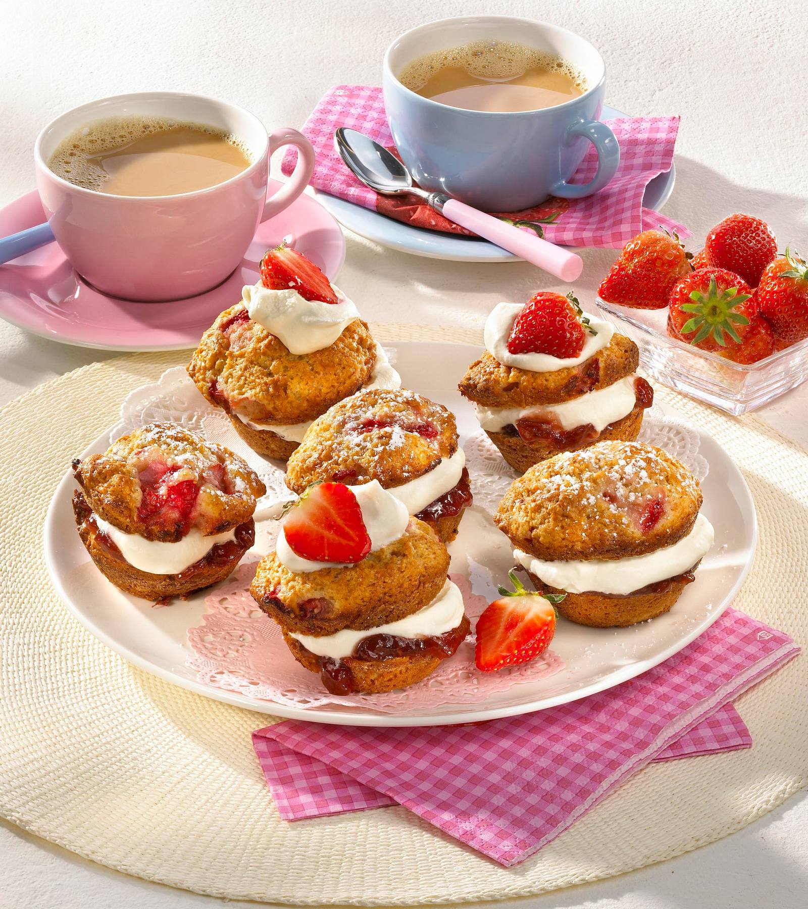 ErdbeerMuffins (Diabetiker) Rezept LECKER