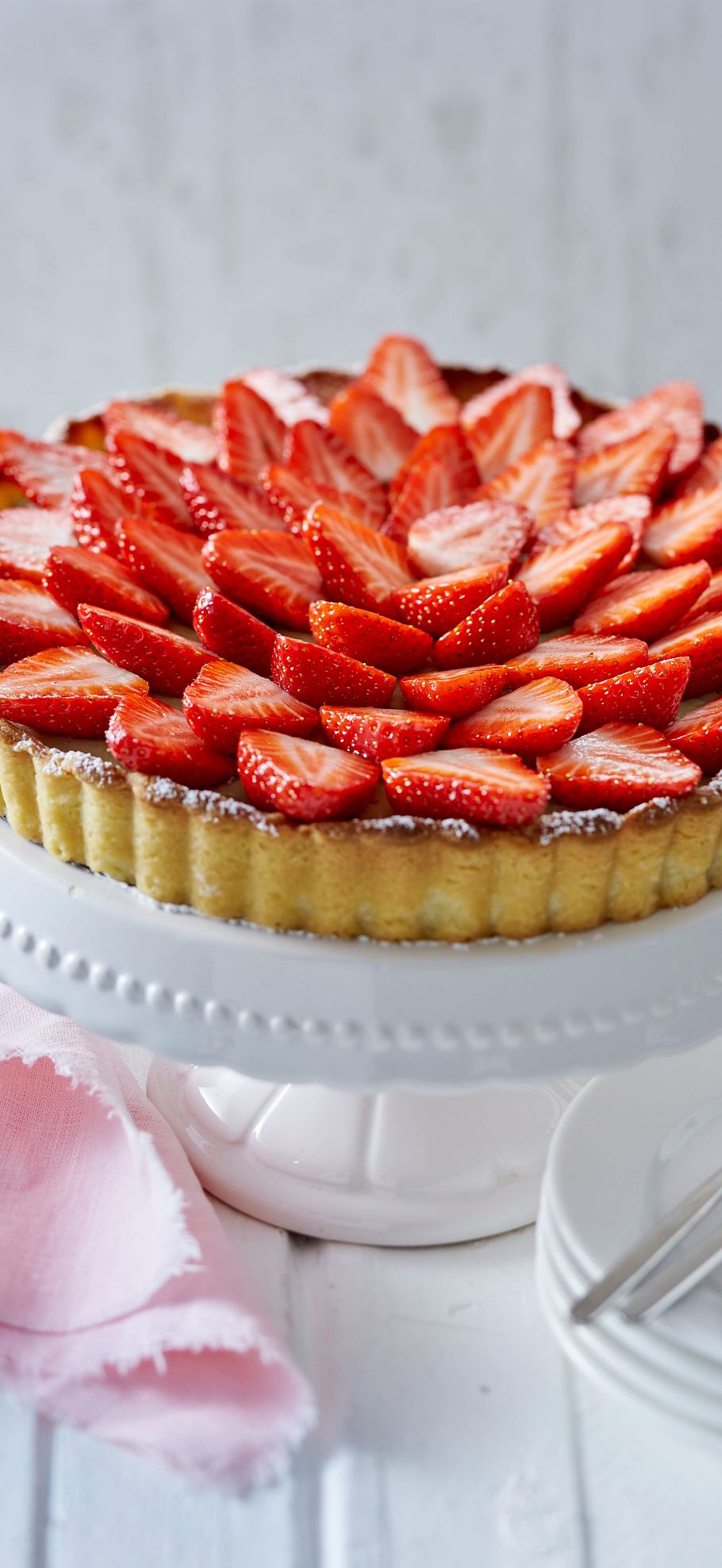 Erdbeer-Pistazien-Tarte Rezept