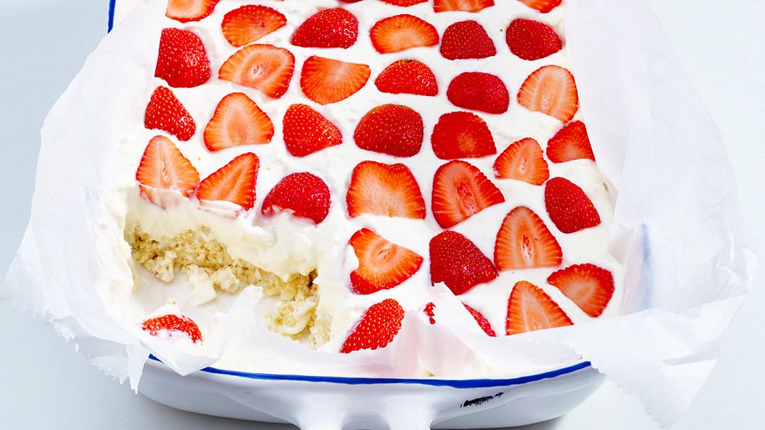 Erdbeer-Quark-Kuchen Rezept - Foto: LECKER @ Bauer Media Group
