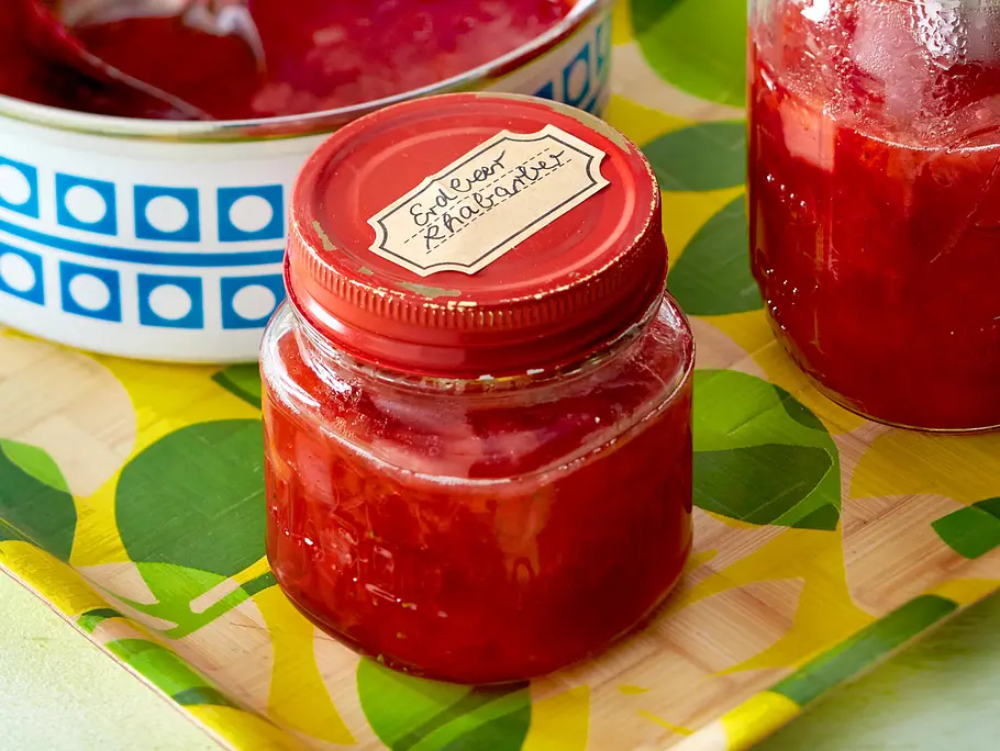 Erdbeer-Rhabarber-Marmelade Erdbeer-Rhabarber-Marmelade