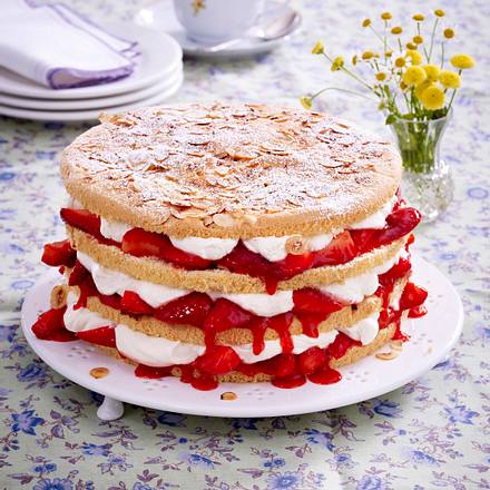 Erdbeer-Schicht-Torte Rezept