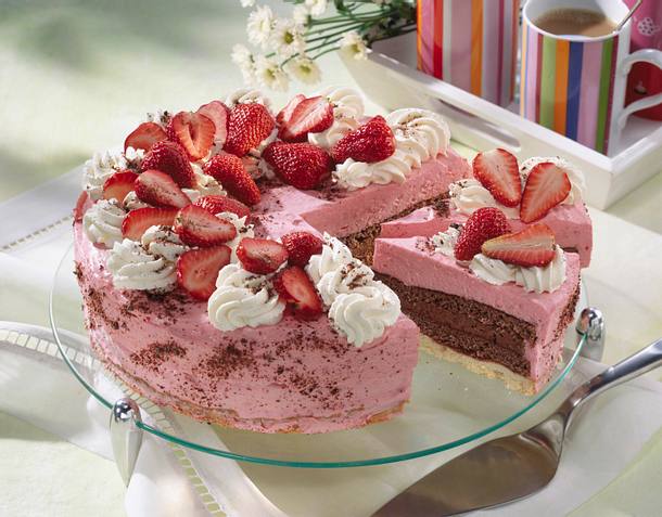 Erdbeer-Schoko-Torte Rezept Erdbeer-Schoko-Torte Rezept