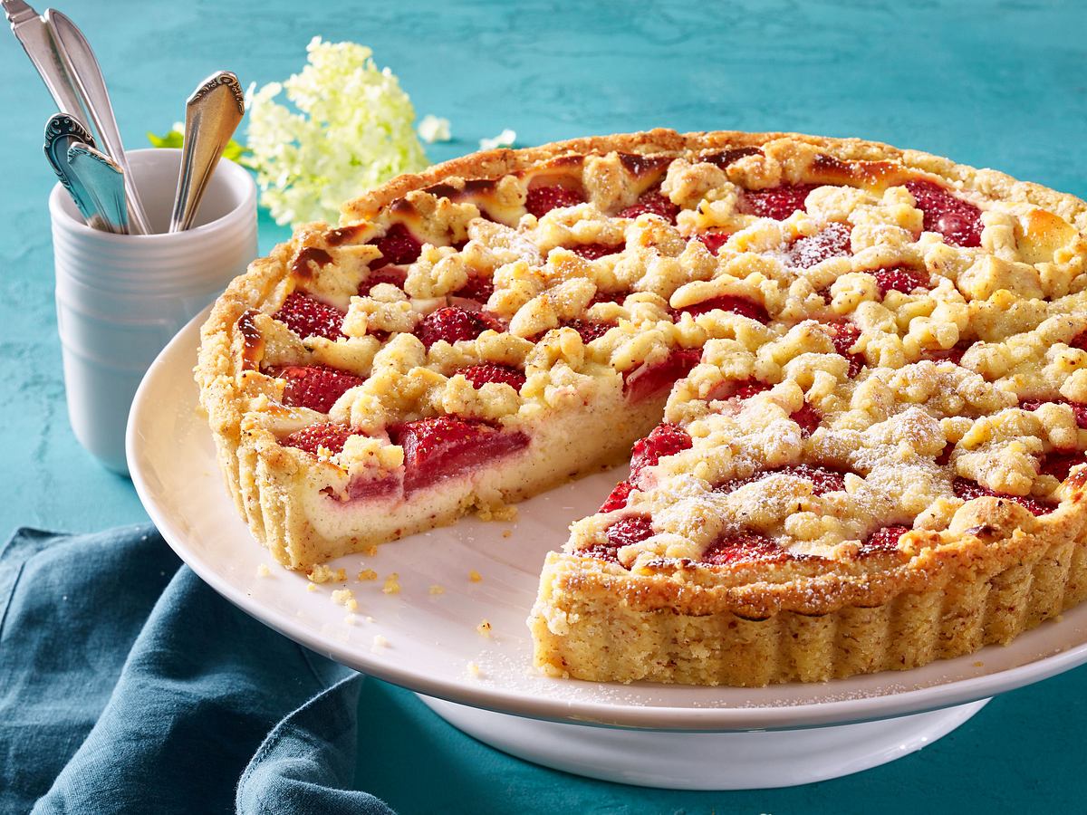 Erdbeer-Streusel-Tarte Rezept