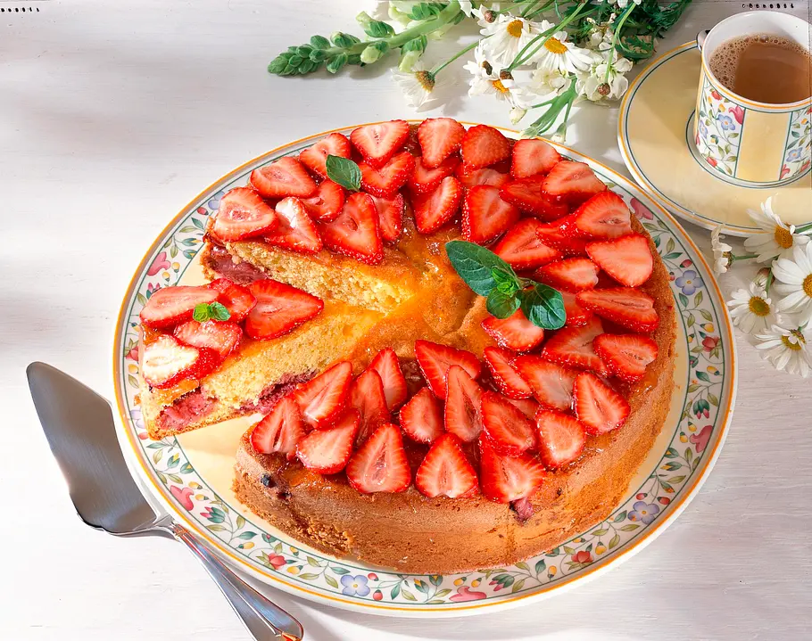 Erdbeerkuchen Rezept Erdbeerkuchen Rezept