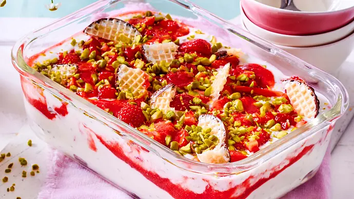 Erdbeerkuss-Dessert Rezept - Foto: LECKER @ Bauer Media Group