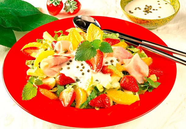 Erdbeersalat Rezept Erdbeersalat Rezept