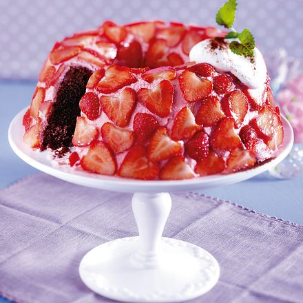 Erdbeertraum mit Schokoherz Rezept Erdbeertraum mit Schokoherz Rezept