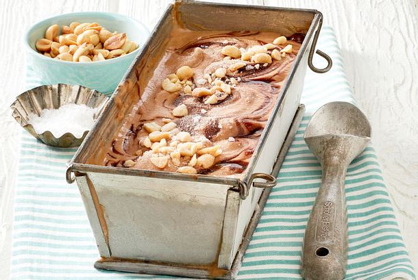 Erdnussbutter-Schoko-Eis Rezept