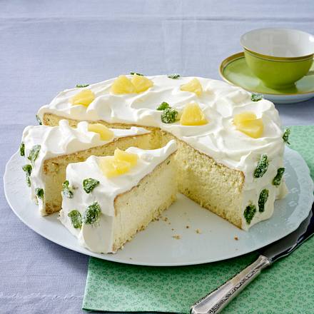 Erfrischende Ananas-Minz-Torte Rezept Erfrischende Ananas-Minz-Torte Rezept