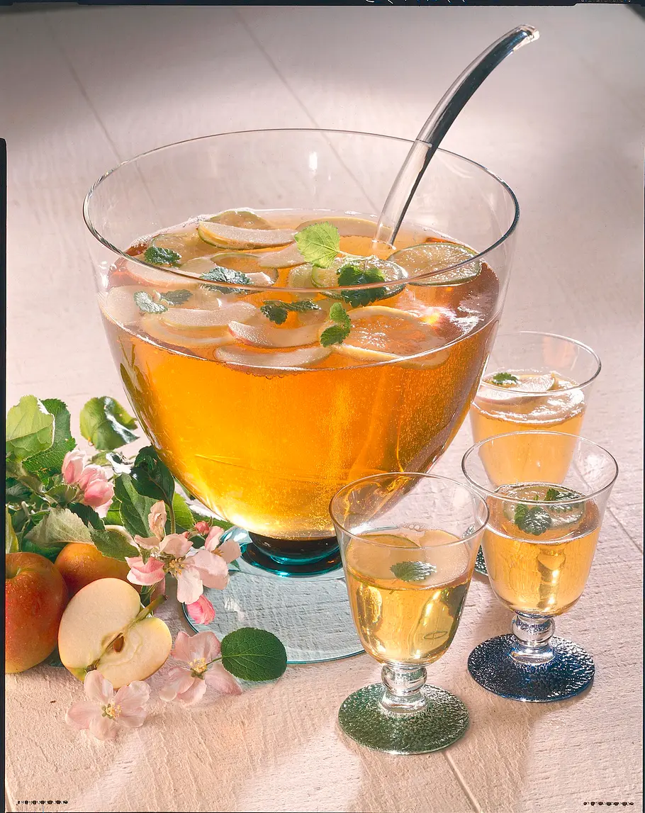 Erfrischende Apfelbowle Rezept Erfrischende Apfelbowle Rezept