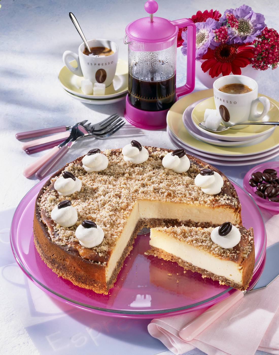 Espresso-Philadelphia-Torte Rezept | LECKER