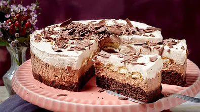 Espresso-Schokotorte mit Löffelbiskuits Rezept - Foto: LECKER @ Bauer Media Group