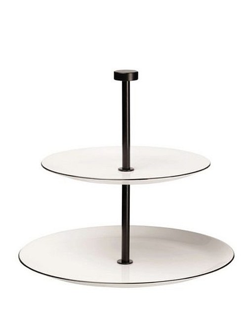 ASA Selection, Etagere à table ligne noire, 2-stufig, 26,5 cm