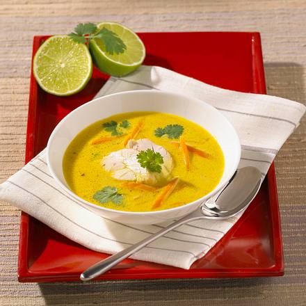 Exotische Hühnersuppe mit Ingwer Rezept Exotische Hühnersuppe mit Ingwer Rezept